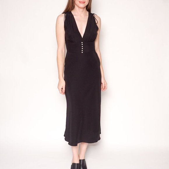 Amanda Uprichard Dresses & Skirts - AMANDA UPRICHARD Silk Belvedere Midi Dress NWT